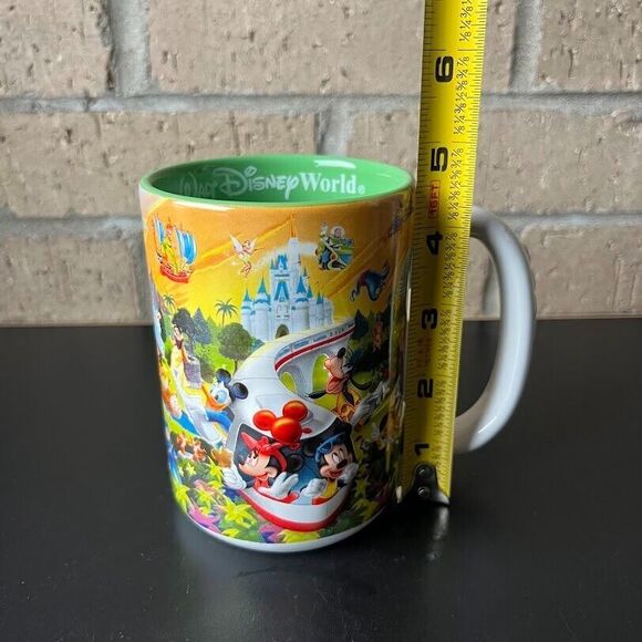 Walt Disney World Grandpa Coffee Mug Cup 3D Mickey Four Parks One World - Picture 7 of 8